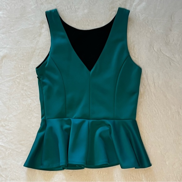 Green peplum top - Picture 5 of 13